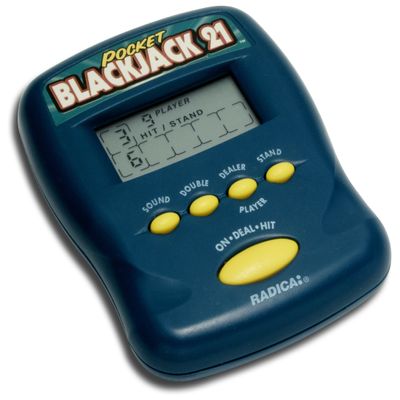 Pocket Blackjack 21 Electronic Handheld Game (1997 Edition)