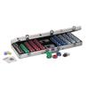 Fat Cat Replacement Aluminum Poker Chip Case - 500ct (Chips, cards, and dice not included ), Silver view 2
