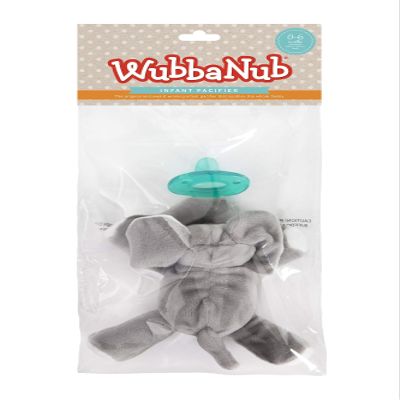 WubbaNub Infant Pacifier - Elephant