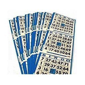Bingo Push Out Cards (3 Up / 750 Faces - 250 Sheets)