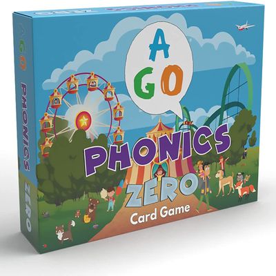 AGO Phonics Zero: Fun CVC Word Card Game & Flashcards for Kids - Fun Reading & Phonics Learning for Kindergarten & Elementary