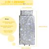 Hi Sprout Nap Mat with Removable Pillow and Soft Blanket, Lightweight Sleeping Bag, Travel Slumber for Kids Girls Boys (Stars) view 2