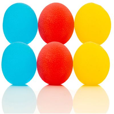 IMPRESA Squishy Stress Balls - Fidget Toys for Kids Easter Gift Basket- Sensory Engagement & Sensory Toys - Party Favors & Bouncy Balls - Pack of 6
