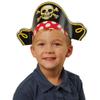 U.S. Toy Pirate Captain Cardboard Party Hats Costume (1 Dozen), Black (USTH31) view 1