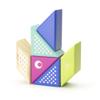 6 Piece Tegu Travel Pal Magnetic Wooden Block Set, Hummingbird view 4