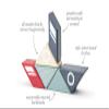 6 Piece Tegu Travel Pal Magnetic Wooden Block Set, Tugboat view 2