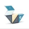 6 Piece Tegu Travel Pal Magnetic Wooden Block Set, Whale view 4
