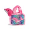 Aurora Fashionable Fancy Pals Dolphin Stuffed Animal - Plush with Stylish Purse for Dress Up Fun - Perfect for Kids 3+ Years, Costumes, and Birthdays - Multicolor 7 Inches view 3