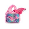 Aurora Fashionable Fancy Pals Dolphin Stuffed Animal - Plush with Stylish Purse for Dress Up Fun - Perfect for Kids 3+ Years, Costumes, and Birthdays - Multicolor 7 Inches view 4