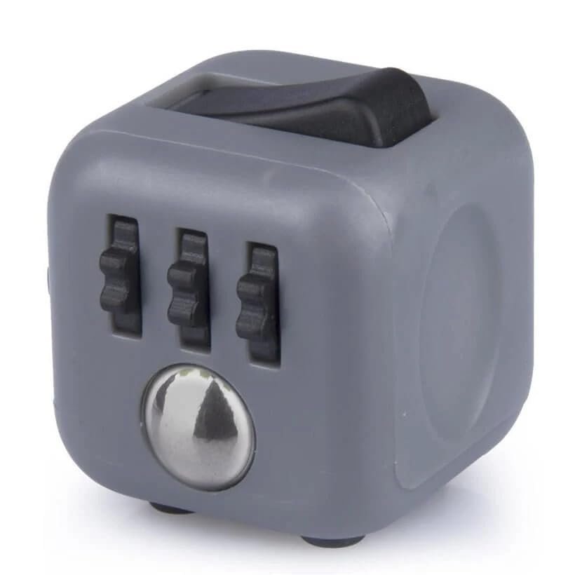 Antsy Labs The Original Fidget Cube, Stress & Anxiety Relief Desk Toy with 6 Sides, Gadget for Focus, Sensory Processing Challenges, Fun Gift for Kids, Teens, & Adults, Pocket-Sized, Graphite