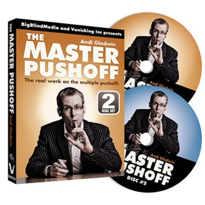 The Master Pushoff (2 Disc Set) by Andi Gladwin & Big Blind Media | DVD | Card Magic | Close Up