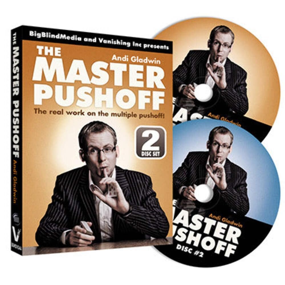 The Master Pushoff (2 Disc Set) by Andi Gladwin & Big Blind Media | DVD | Card Magic | Close Up