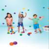 Intex Small Plastic Multi-Colored Fun Ballz for Indoor and Outdoor Ball Pits or Splash Pools with Storage Carrying Bag, (100 Pack) view 4