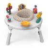 ORIBEL PortaPlay Convertible 3-in-1 Baby Activity Center & Play Table | Patented Bouncy Seat | Stable Foot Support | 5 Months+ | Development Focused Toys (Wonderland Adventure, Grey) view 1
