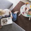 ORIBEL PortaPlay Convertible 3-in-1 Baby Activity Center & Play Table | Patented Bouncy Seat | Stable Foot Support | 5 Months+ | Development Focused Toys (Wonderland Adventure, Grey) view 2