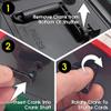 CHH Hand Cranked Card Shuffler  Manual Card Shuffler for Standard or Bridge-Sized Playing Cards  Quiet and Easy to Use - Designed for 2 Decks view 4