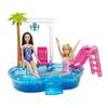 Barbie Glam Pool and Slide with Chairs, Chandelier and Smoothies view 2