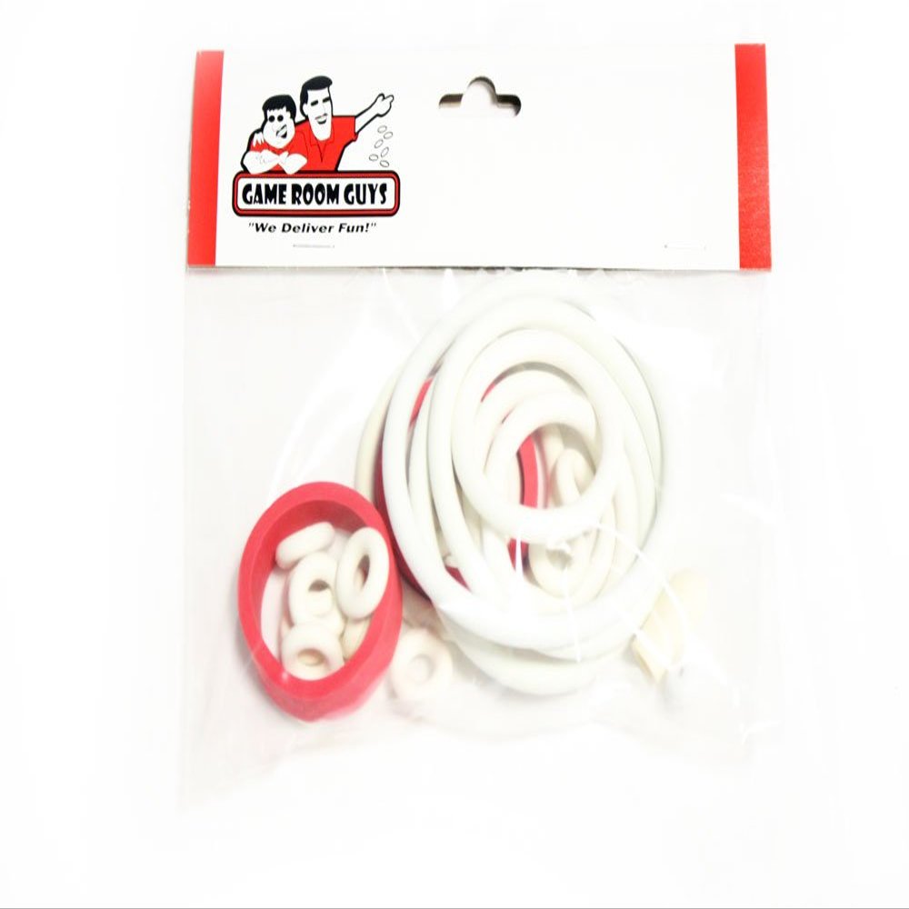Game Room Guys 1977 Bally Eight Ball Pinball White Rubber Ring Kit