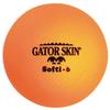 S&S Worldwide Gator Skin Softi-5 Ball. 6" Neon Orange, PU Coated Balls with Soft Foam Core, Kid Safe, No-Sting Balls for PE Games,After School Programs, Dodgeball, and Birthdays. view 1