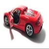 KiNSMART - Porsche Carrera GT Red 5" 1:36 Scale Die Cast Metal Model Toy Super Sports Car view 4