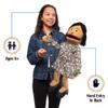 25" Maria, Hispanic Mom/Teacher, Full Body, Ventriloquist Style Puppet view 2