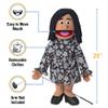 25" Maria, Hispanic Mom/Teacher, Full Body, Ventriloquist Style Puppet view 3