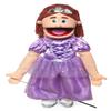 25" Princess, Peach Girl, Full Body, Ventriloquist Style Puppet view 1