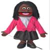 25" Barbara, Black Mom/Teacher, Full Body, Ventriloquist Style Puppet view 1