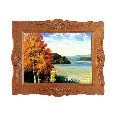 1/12 Fine Scale Miniature Island Style in Picture in Wood Frame for Home Dcor