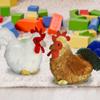 Aurora Mini Flopsie Bundles Bundle of 2 6 Floppy Beanbag Chicken & Rooster Stuffed Animals - New Chicken & Cocky Rooster, Multicolor view 4