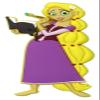 Disney Tangled Rapunzel Soft Touch PVC Magnet Novelty Accessory, Multi-Colored, 3" view 1