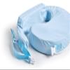 My Brest Friend Original Nursing Pillow Cover - Slipcovers For Baby - Vinyl, Adjustable Fit, Easy Care, Durable - Original Nursing Pillow Not Included, Blue view 2
