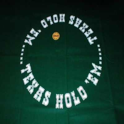 Texas Hold'Em Layout Game Mat