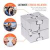 JOEYANK Fidget Cube New Version Fidget Finger Toys - Metal Infinity Cube Prime for Stress and Anxiety Relief/ADHD, Ultra Durable Sensory Gifts for Adults and Teens Kids view 2