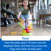 Fat Brain Toys 2-in-1 Musical Jump 'n Toss, Active Indoor/Outdoor Games for Kids Ages 4+, Fun Toys, Kids Activities view 3