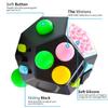 12 Sided Cube Toys,Fidget Toys Cube Relieves Stress and Anxiety for Kids and Adults with ADD,OCD,ADHD,Autism (Black / B2) view 3