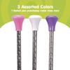 Schylling Twirling Baton - Metal Kids Baton - Rubberized Ends in Assorted Pink, White, and Purple Colors - Ages 3 and Up - One Baton view 2