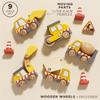 Le Toy Van Wooden Construction Vehicles Set view 2