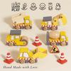 Le Toy Van Wooden Construction Vehicles Set view 3