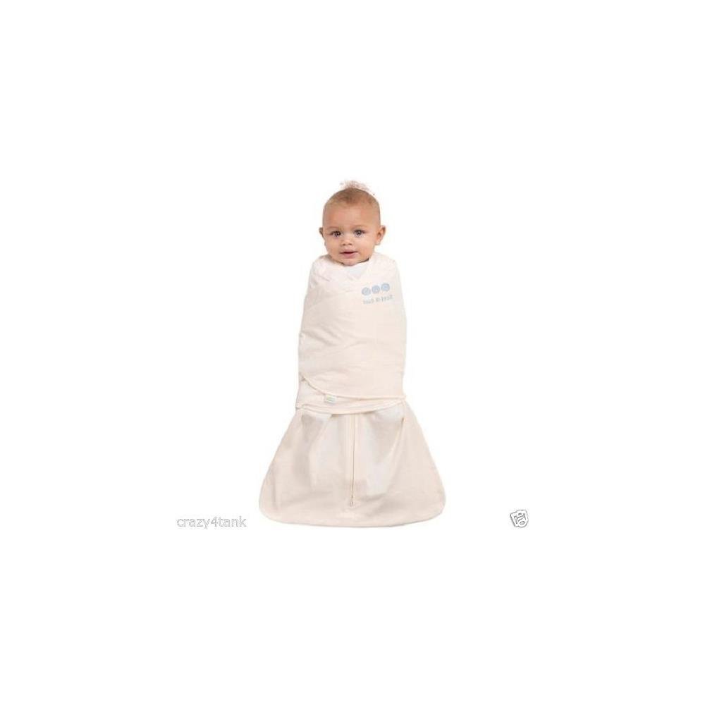 Halo Safe Dreams Polyester Knit Swaddle, Newborn Cream 818771035059