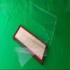 16 x 7 1/2 x 6 Inch Table Top Clear Acrylic Display Case with Walnut Color Wooden Base view 4