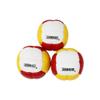 Zeekio Galaxy Juggling Balls - Premium 12 Panel Genuine Leather Balls - 130g - 67mm - Pack of 3 (Red/White/Yellow) view 2