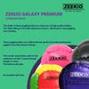 Zeekio - Galaxy Juggling Ball - Professional Grade - Suitable for All Levels & Ages - Premium 12 Panel Genuine Leather Ball Durable - 130 Grams 67mm - Set of 3 - Orange view 3