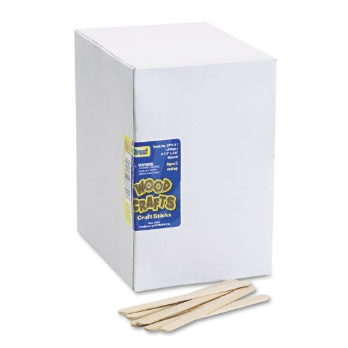 11 Pack CHENILLE KRAFT COMPANY CRAFT STICKS 1000 PCS NATURAL