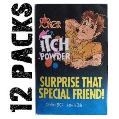 (12) Itch Itching Powder Packages ~ Funny Gag Prank Joke ~ (1 Dozen)