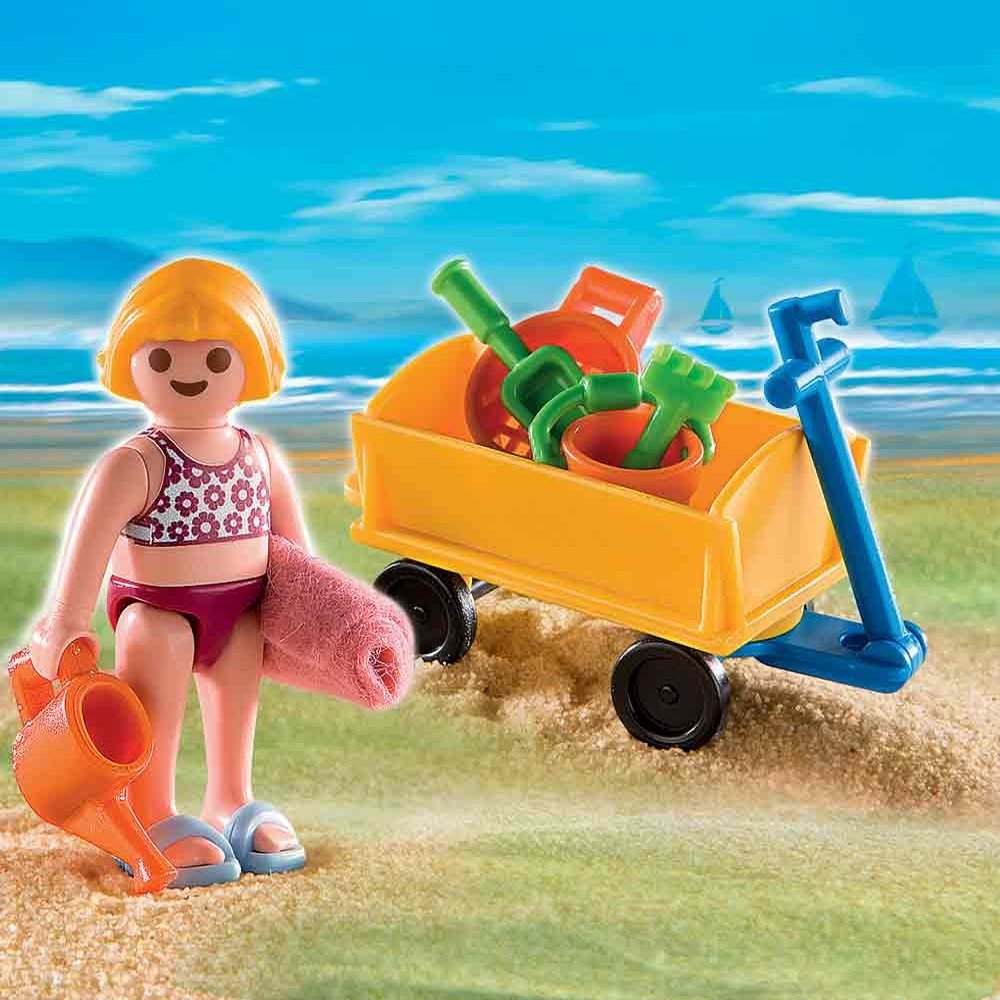 Playmobil - 4755 - Construction Game - Child with Beach Games