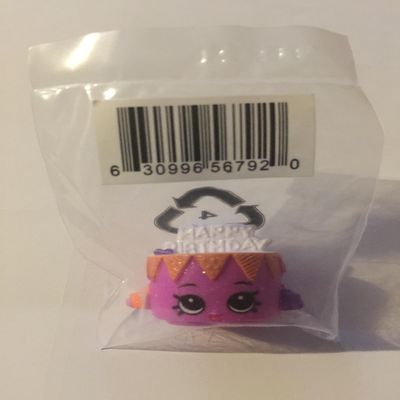 Shopkins exclusive swapkins birthday betty pink/orange