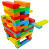 Magnetic Building Blocks Set - 45 Pieces, 25 Colorful Wooden Bricks with 2 Magnets, 15 with 3 Magnets, 5 Risers view 3