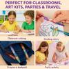 Fun Express Glitter Stacking Crayons for Kids - 12 Pack of Rainbow Crayons, Each with 20 Colors - Educational And Learning Activities For Kids view 3
