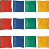Amscan Vibrant Assorted Colors Bean Bags - 4" x 4" (Pack of 12) - Premium Fabric, Fun & Exciting Game view 1